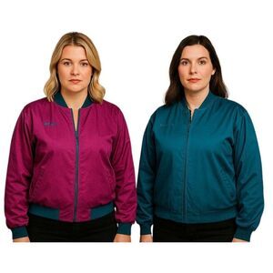 Vintage Columbia Jacket PUFFER COAT Reversible Radial Sleeve WOMEN'S WOMAN'S S